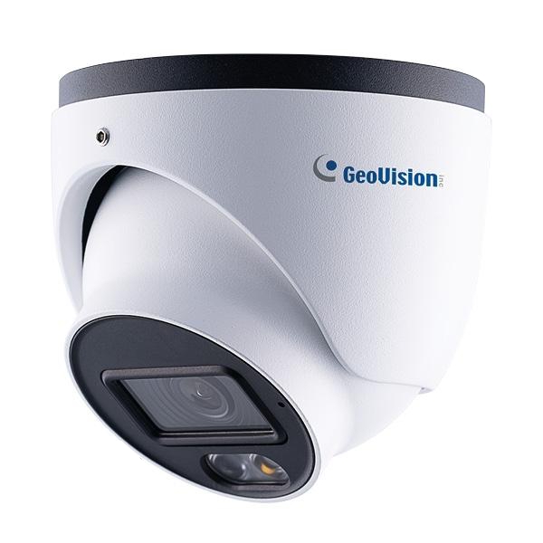 4MP Dome LAN IP Kamera GV-GEBF4802 IR-LED H264 H265 ONVIF MJPEG Eyeball IK10 IP66 Outdoor mit Mikrofon