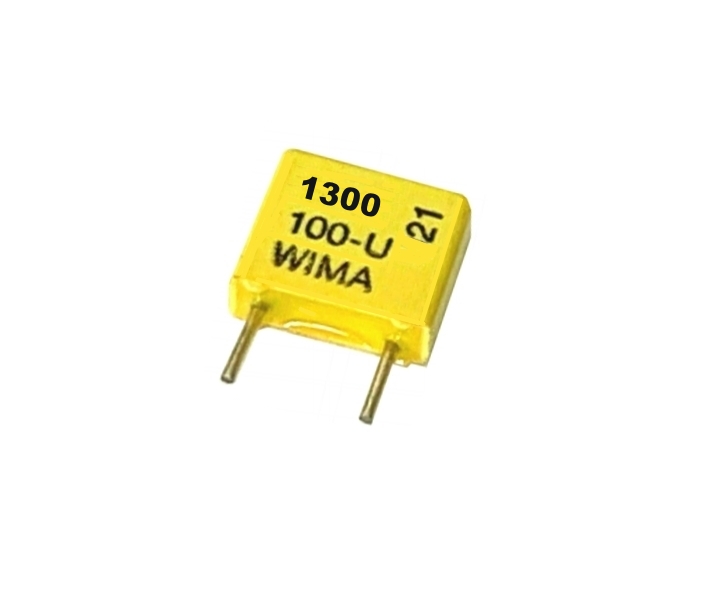 28-723-00130 1300pf 1,3nF 100V MKT Kondensator RM5