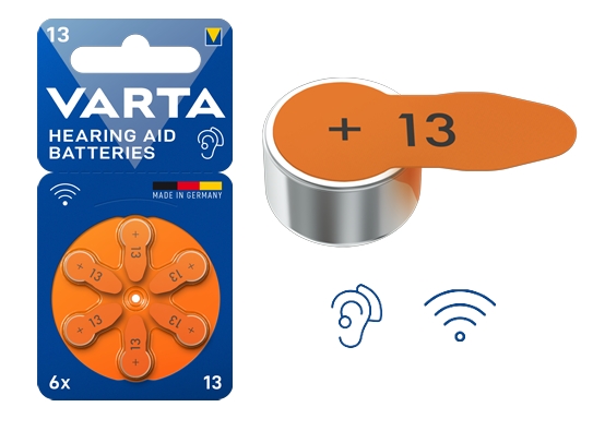 Knopfzelle ZINK Luft 13 für Hörgeräte 6er-Pack Knopfzelle ZINK Luft 13 für Hörgeräte 6er-Pack