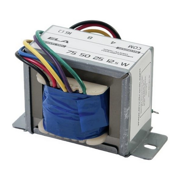 75W-ELA-Trafo-43-890-00245574035c5aa69b 75W ELA Trafo 100V Übertrager mit Kabelenden