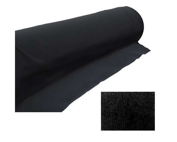 Akustikstoff_85-752-00410 Akustikstoff Bespannstoff 50cm breit Schwarz Meterware  schalldurchlässiger Stoff