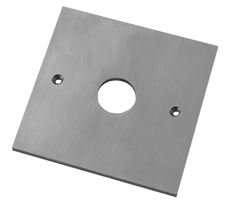 Klingel_Edelstahlblende_99-300-07000_B2021_OK Klingelknopf Blende für Klingeltaster V2A 82x82mm 1HB passend für Schalterdose