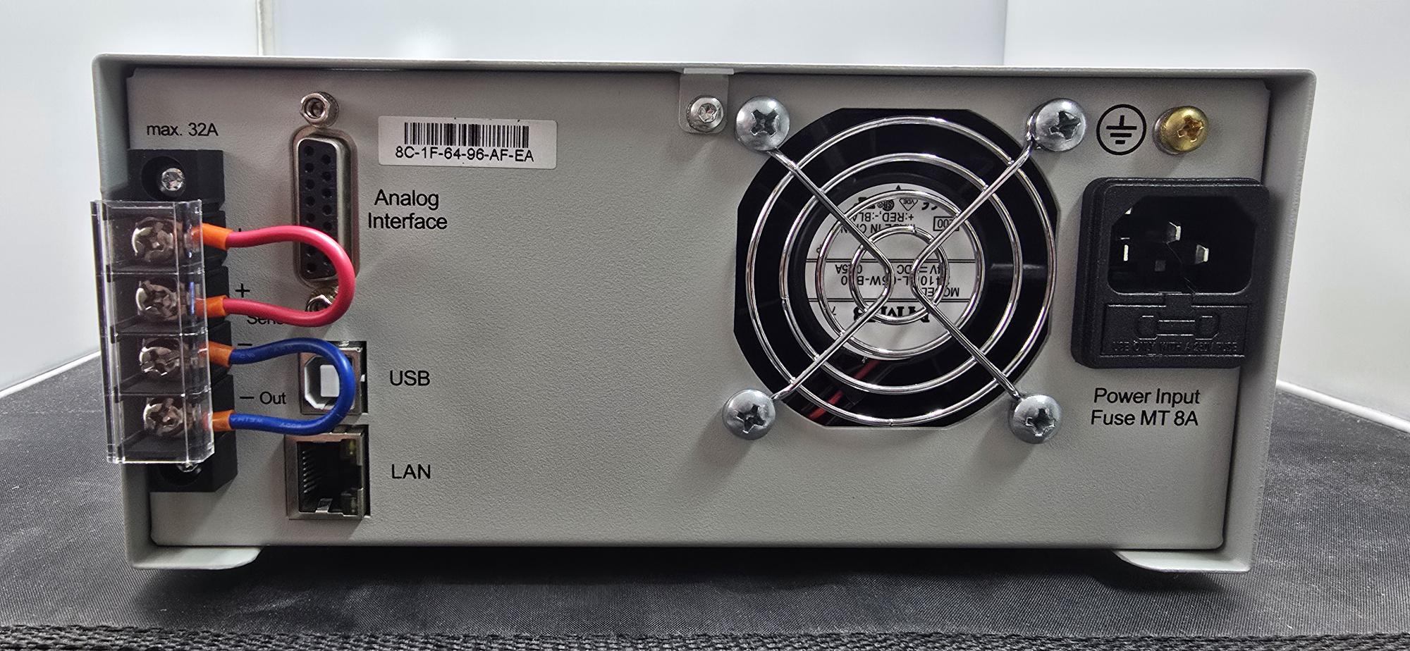 Labornetzgerät 230V regelb. 0-200V 0-10A EA-PSI-5200-10A mit USB- Ethernet- und Analogschnittstelle