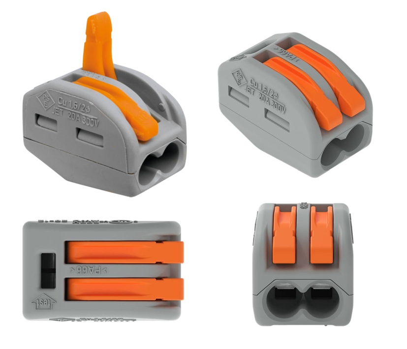 WAGO Klemme 2-Leiter 222-412 - 50er-Pack