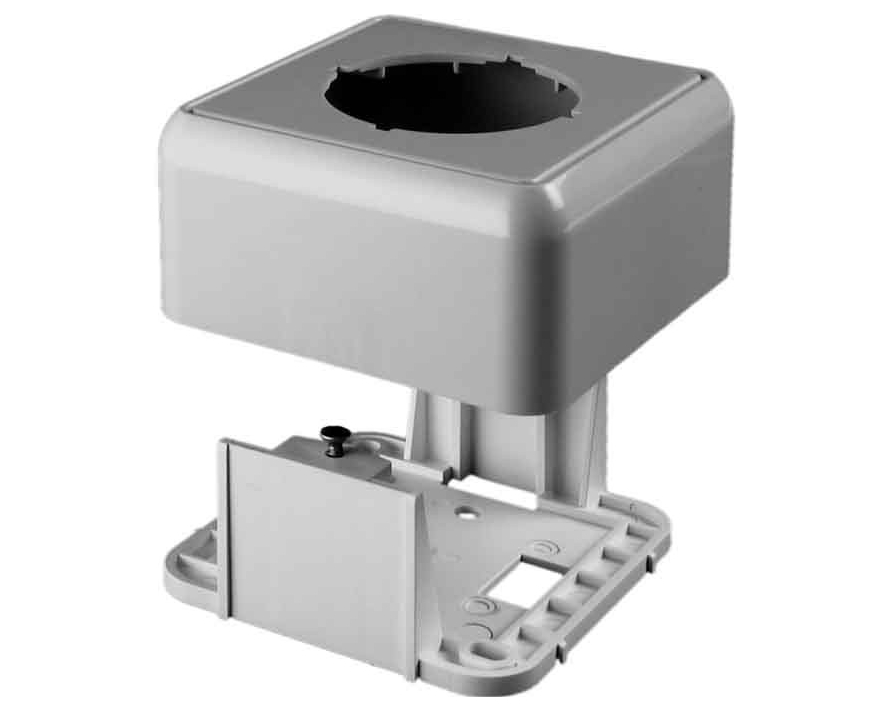Aufputzrahmen 80x80mm Alpinweiss zB für Netzwerkdose Antenndosen TAE und ähnlichen Dosen