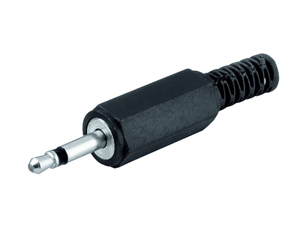 2-5mm-mono-Klinkenstecker-39-859-0001757d3e568b3409 2,5mm Klinkenstecker Mono Kunststoff mit Knickschutz