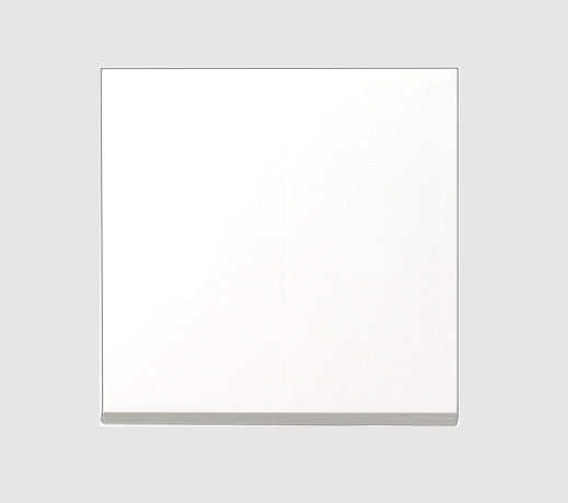 1-fach Wippe Blende 50x50mm Reinweiss Meridian