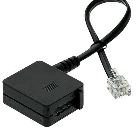 76-882-01140_TAE_RJ11_Adapter TAE Adapter RJ11 Stecker auf TAE Buchse -F-
