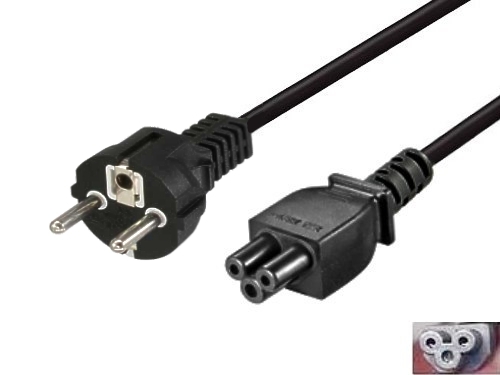 41-679-01010-IEC320-netzkabel-henri-de-2013 10m Netzkabel Schutzkontaktstecker auf IEC320 C5 MickeyMaus Stecker