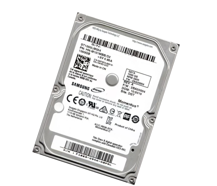 1TB Festplatte SATA-3 HDD 2,5zoll mit 5400Umin 16MB Cache ST1000LM024 Gebraucht