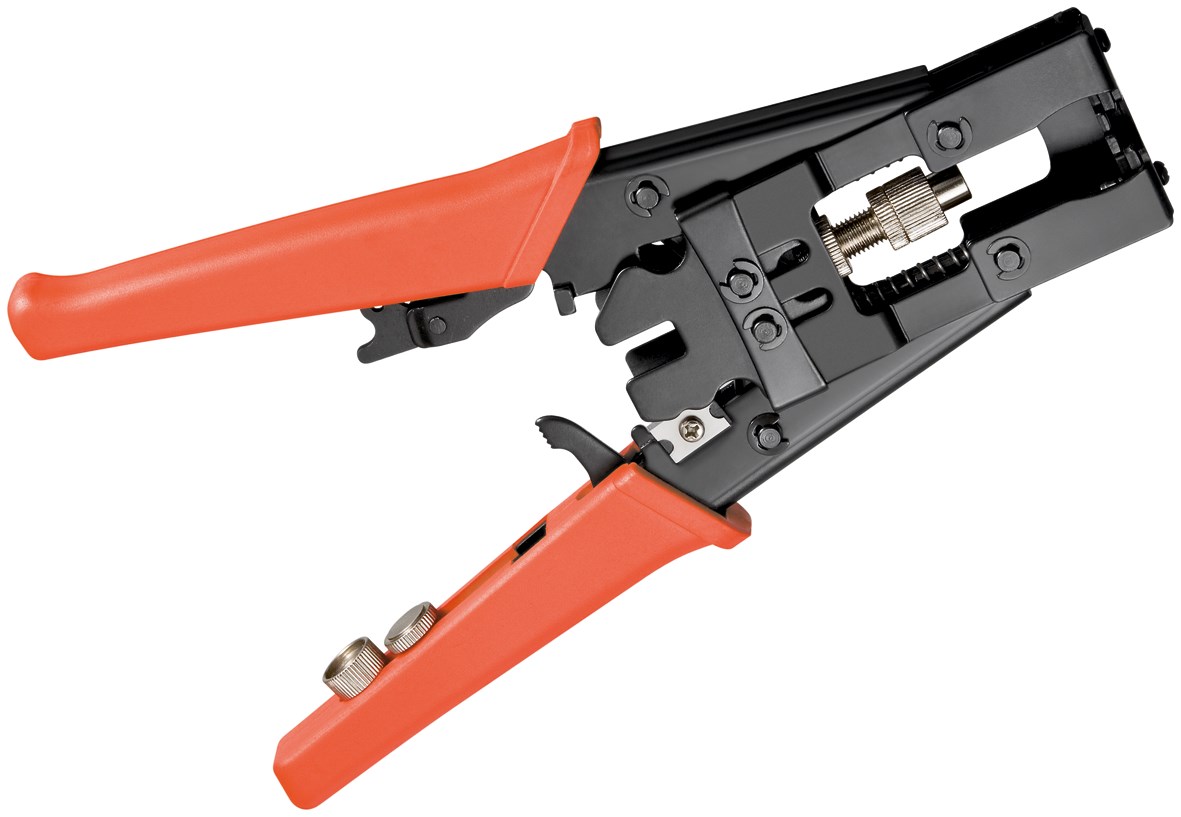 Crimpzange-Kompressionszange-97-905-00420 Crimpzange Kompressionszange zu F- BNC- IEC- Cinchstecker