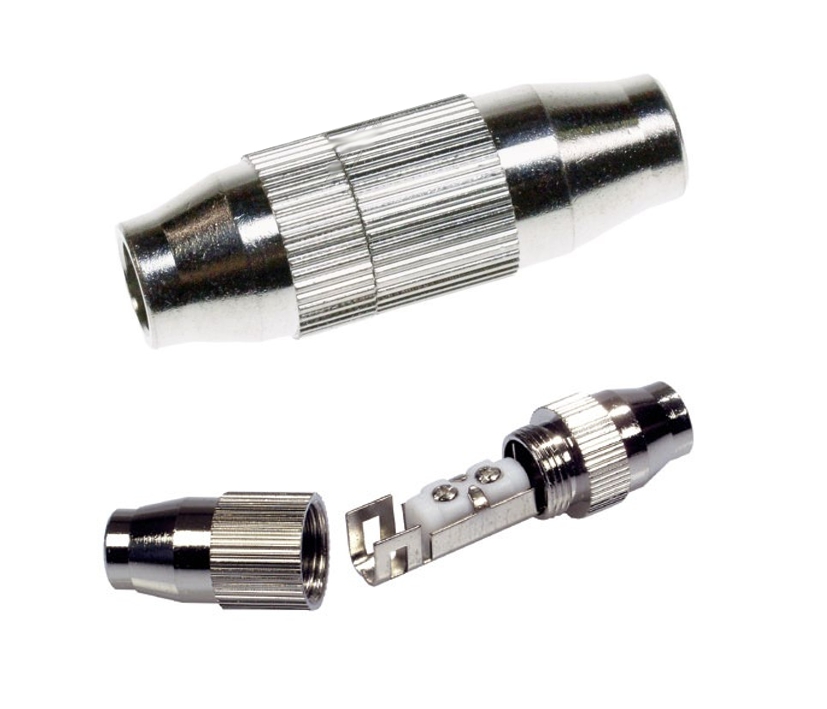 Koax Muffe Metall Schraubverbinder Koaxverbinder ideal zum verlängern von allen Koaxialkabel