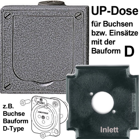 641bf468569182afce867eac5ff000c0 Dose für D-Type Einsätze