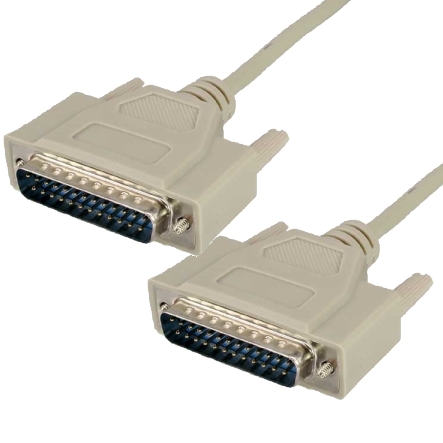 53-680-00650-SubD-25pol-V24 10m SUB-D Kabel V24 Kabel 25pol Stecker Stecker