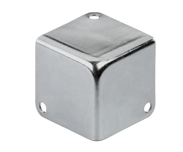 85-772-00340_Metallecke_Schutzecke Ecke Schutzecke 37x37x37mm Stahl-Ecke Kofferecke