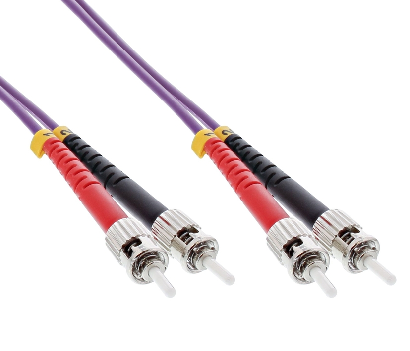25m LWL Kabel ST-ST ST-Stecker auf ST-Stecker OM4 Multimode Duplex 25m LWL Kabel ST-ST ST-Stecker auf ST-Stecker OM4 Multimode Duplex