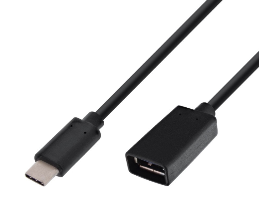 53-682-00904 15cm USB-C Stecker auf USB-Buchse USB-C Verlängerung - OTG kompatibel