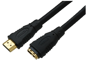 53-682-03085_hdmi-verlaengerung-bild01 3m HDMI Verlängerung Stecker auf Buchse