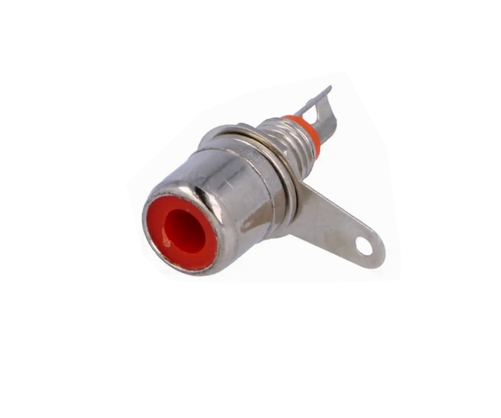 cinchbuchse_rot_39-854-00300_2020 Cinchbuchse Einbaubuchse - Rot -