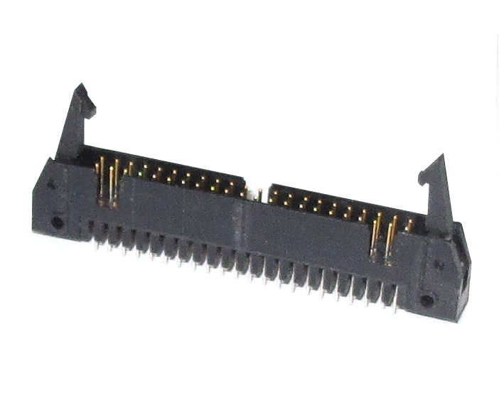 44pol_Wannenstiftleiste_40-874-00145 44pol Wannen Stiftleiste Wannensteckerleiste 2x22pol RM2,54 mit Verriegelung