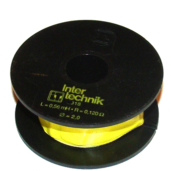 2mm-Spule Spule 0,56mH 2mm Draht 0,12R 92x39mm Luftspule