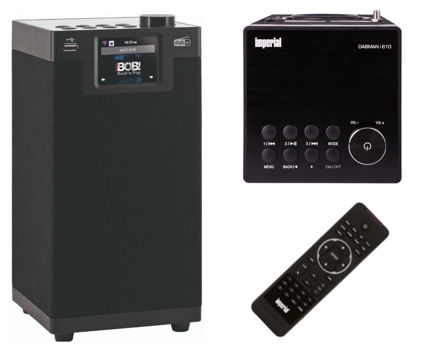 DABMAN i610 Aktivlautsprecher Internetradio Bluetooth DAB+ UKW Internet LAN WLAN WiFi APP AUX