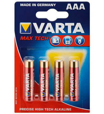 33-460-00125-46837 AAA Micro Batterie 1,5V Max-Tech 4-er Pack