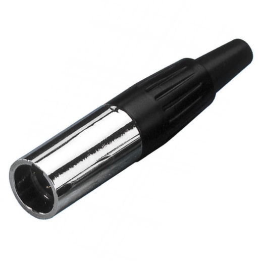 39-852-01050_3pol_Mini_XLR Mini XLR 3pol Stecker Kabelstecker mit Stiften