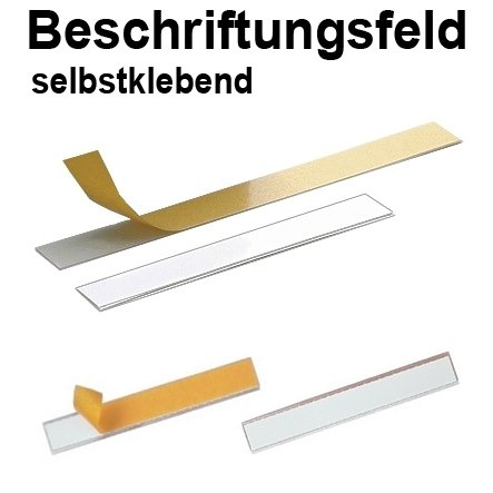 Beschriftungsfeld-Durable-2013-HENRI-B-Kopie Schild Beschriftungfeld 200x40mm selbstklebend (5-er Pack)