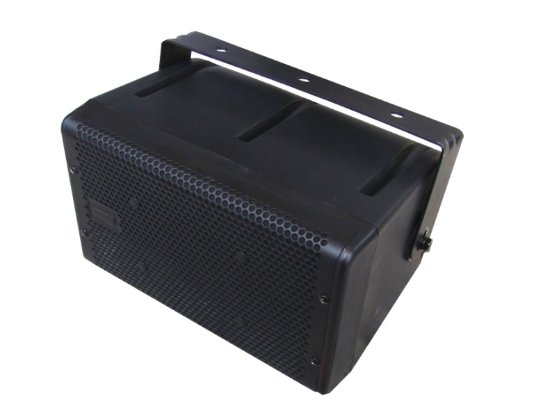 Outdoorlautsprecher-Aussenlautsprecher-84-754-07120_B2020 Lautsprecherbox 200W Outdoorbox IP56 8ohm +100V 104HTH Schwarz mit Halter