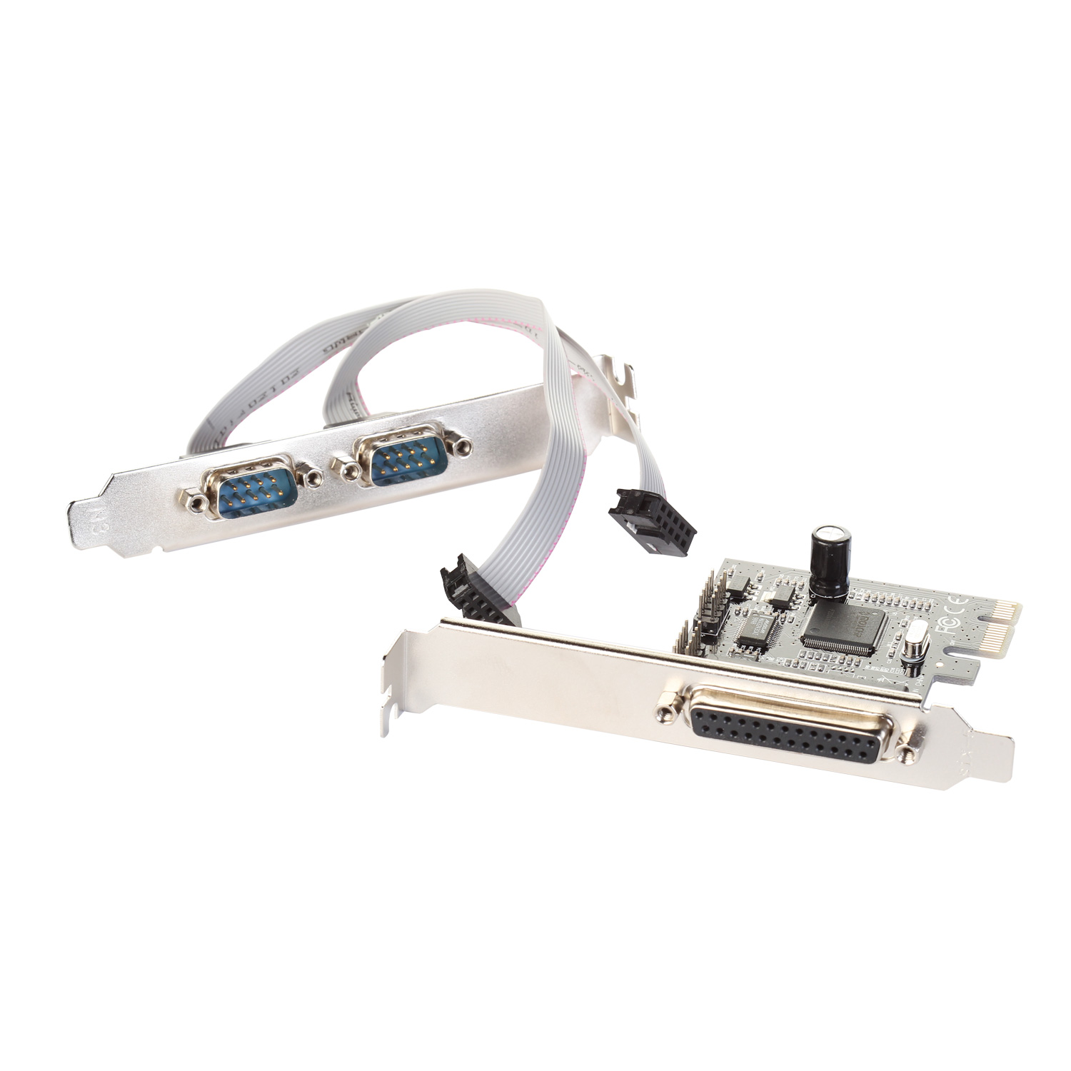 LPT und 2x RS232 Schnittstelle PCI-E Steckkarte