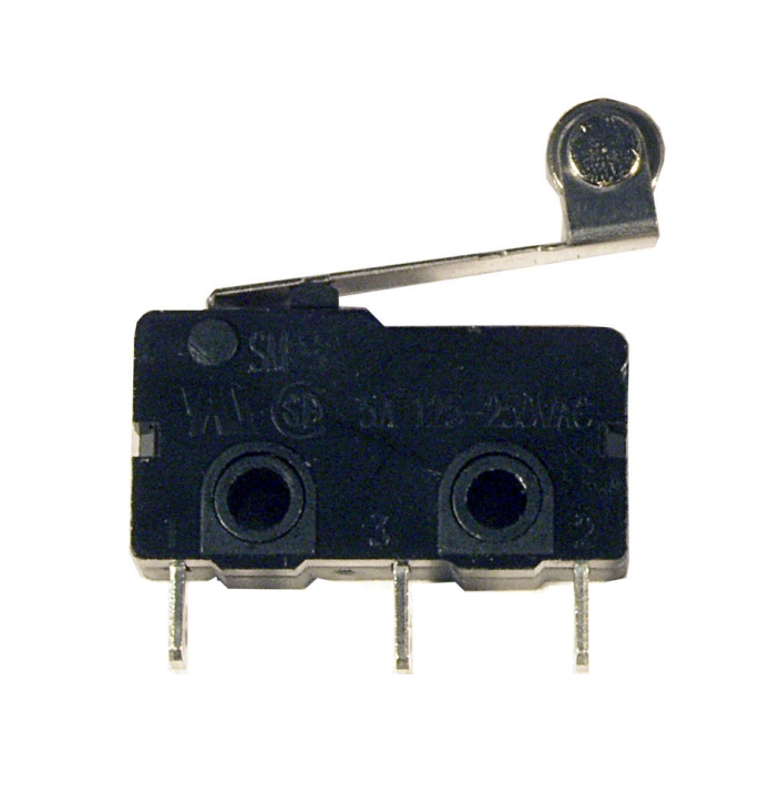 95-837-00010-Mikroschalter_mi_4bf033b0bc6e5 Mikroschalter 20x10x6,4mm Rollenhebel 5mm 1xUM 3A 250V