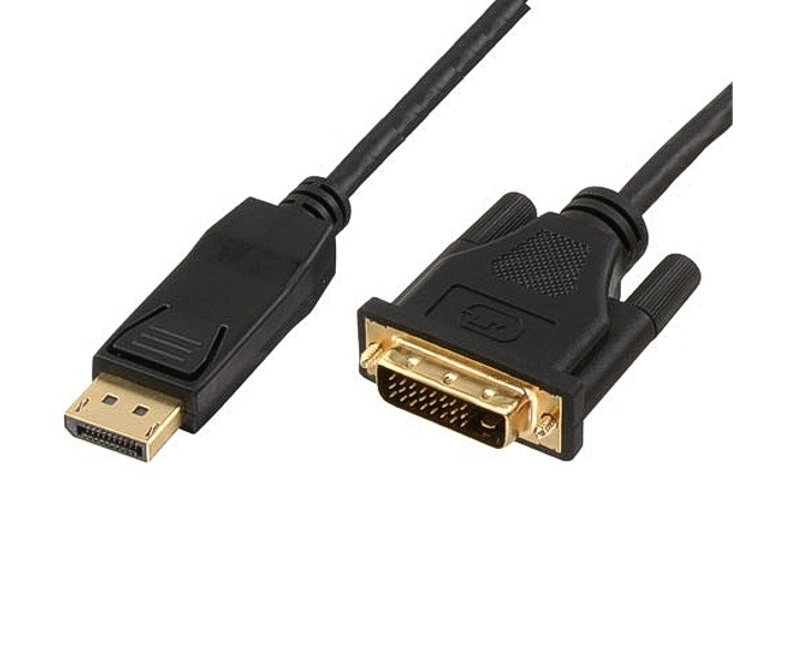 DisplayPort_auf_DVI-Stecker_53-682-03401_OK 2m DisplayPort Kabel auf DVI-Stecker - DP to DVI
