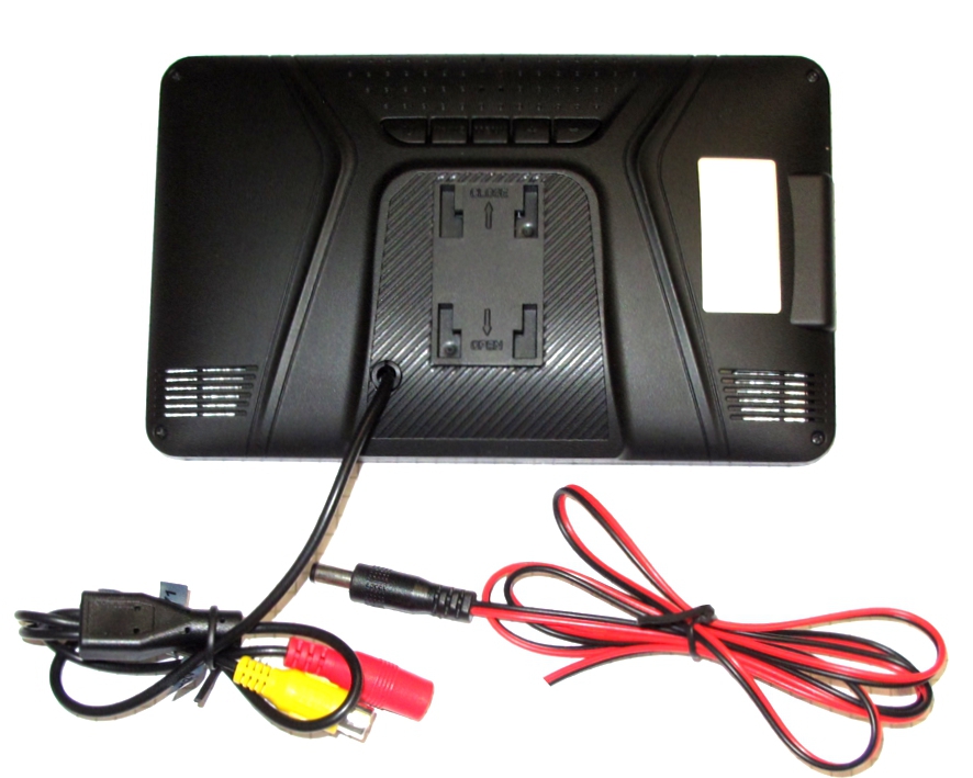 178mm 7zoll Monitor 2x AHD Videoeingang für 12V 24V mit Standfuß & Saugnapf