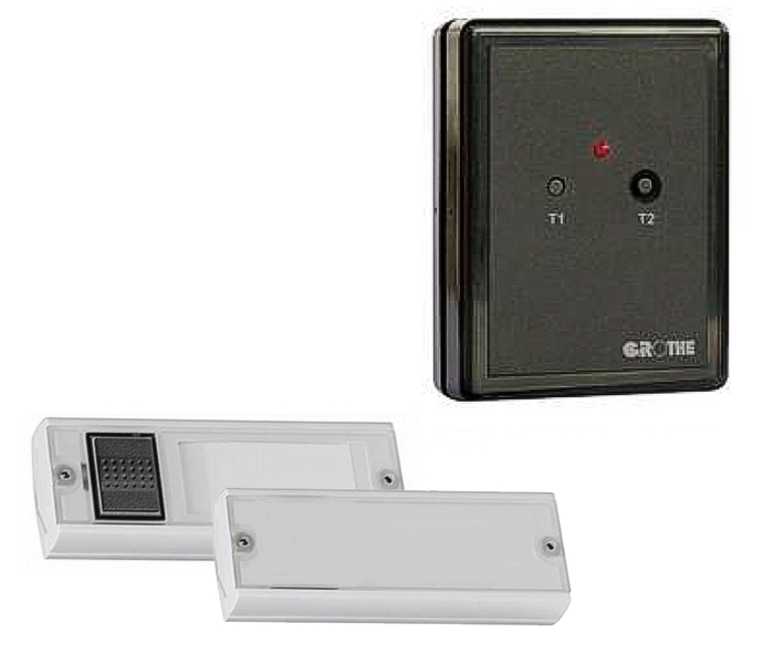 Tuerklingel_mit_mobilen_Funkempfaenger_79-223-03400 Funkklingel mit tragbarem Funkempfänger für Senioren und Gehörgeschädigte Personenruf