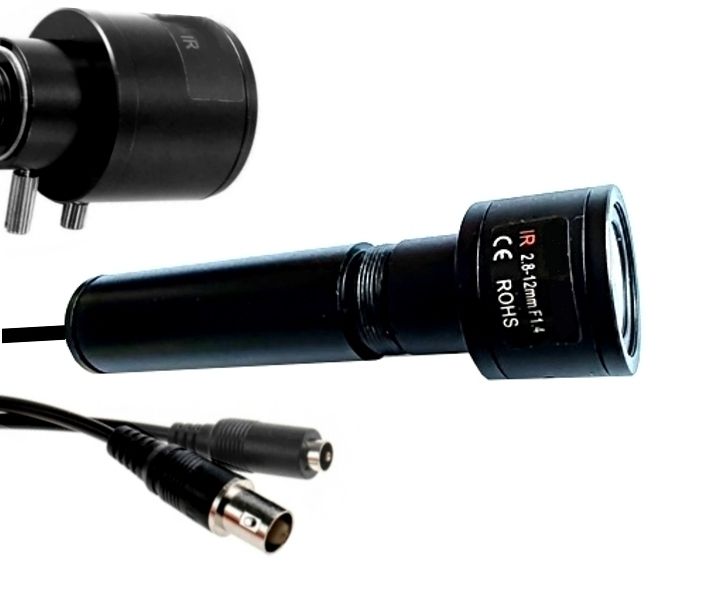 4in1 Stiftkamera 2MP HD Maschinenkamera mit Varioobjektiv 6-22mm IP66 Mini Kamera Zylinderform Fingerkamera