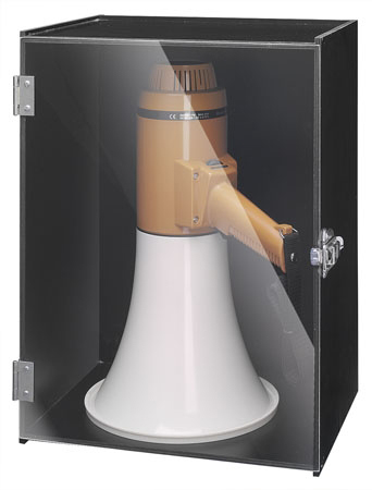 83-797-00200_2015_01 Megafon Aufbewahrungsbox für die Wandmontage