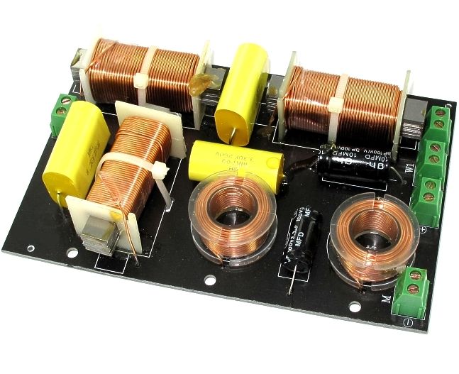 3wege_Frequenzweiche_85-775-00025 3-wege Weiche 8ohm 300W 2KHz 9KHz Frequenzweiche