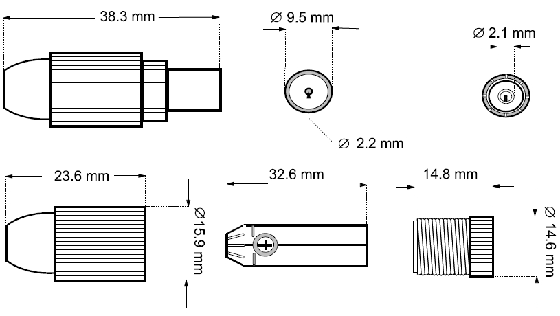 39-309-00009_Koaxstecker_ZEICHNUNG