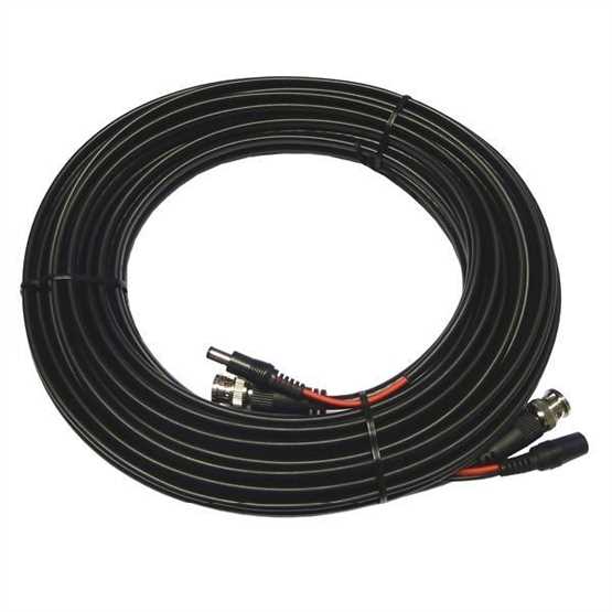 42-710-00382-10m-BNC-Kombikabel 10m Kamerakabel Multikabel mit BNC Stecker und 12V Stecker