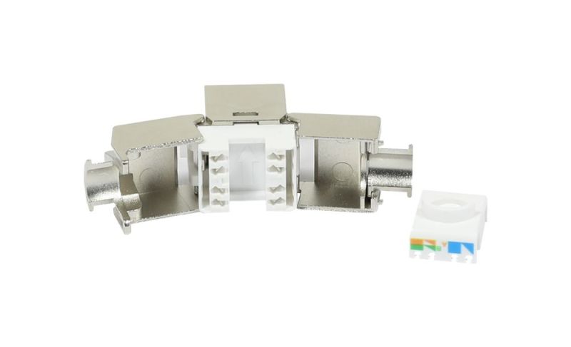 RJ45 Kupplung Cat6A Keystone LAN Patchkupplung für Cat Kabel oder Panelmontage
