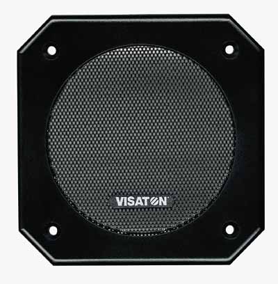 gitter10es 11cm Lautsprecherabdeckung Gitter quadratisch Kunststoff 114x114mm