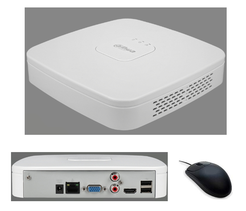8Kanal_NVR_IP_Rekorder_Dahua_79-227-07008_B01 IP NVR 8-Kanal Recorder S21-Serie mit HDMI VGA Maus ohne HDD