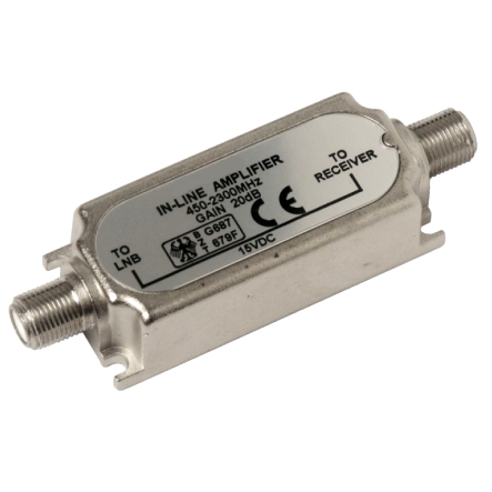 41-152-00020-SAT-Verstaerker-2015 SAT Verstärker 20dB Nachverstärker 950-2300MHz