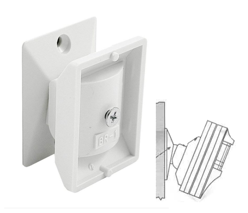 Visonic BR1 Wandhalter Halterung für Bewegungsmelder neigbar Visonic BR1 Wandhalter Halterung für Bewegungsmelder neigbar