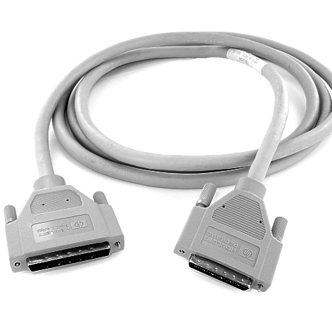 scsi-kabel-53-680-01030 2m SCSI Kabel 50pol Stecker auf 68pol Stecker HalfPitch D3635A