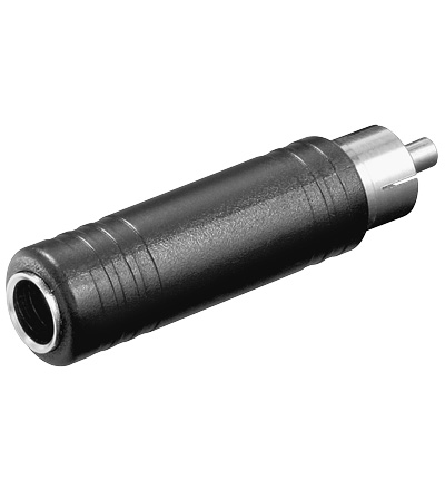 39-859-00200-11690 Adapter Cinchstecker auf 6,3mm Klinkenkupplung