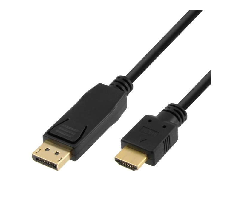 DisplayPort_auf_HDMI-Kabel_53-682-03402 2m DisplayPort Kabel auf HDMI-Stecker - DP to HDMI