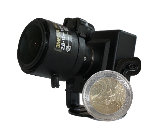 2MP Cubic HD TVI CVI Minikamera TVI 3-11mm Varioobjektiv BNC Out Maschinen Kamera Fingerkamera