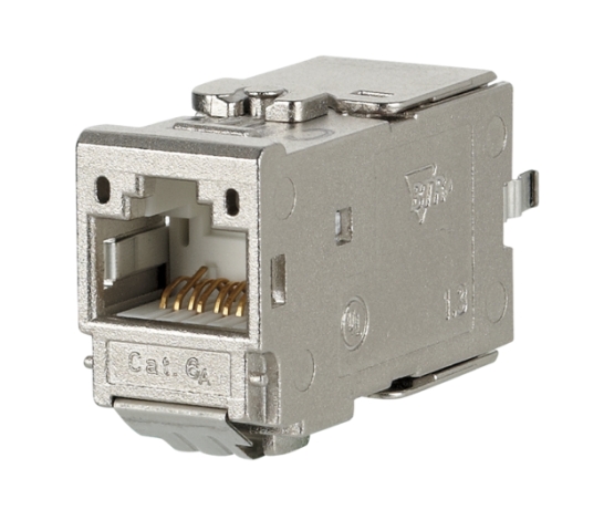 RJ45-CAT6A-Keystone-METZ-39-875-00120 RJ45 Kupplung Cat6A Keystone Patchkupplung für Cat Kabel oder Panelmontage